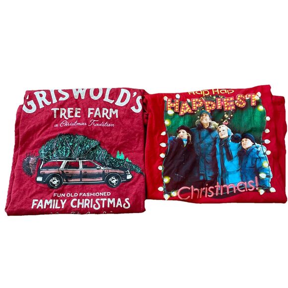 National Lampoons Other - Mens National Lampoons Christmas Vacation Shirt LOT Size XL Lot Of 2 Tees